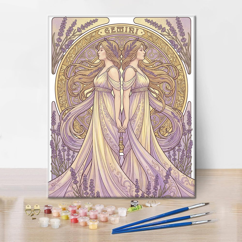 Tvillingarna - Måla efter siffror