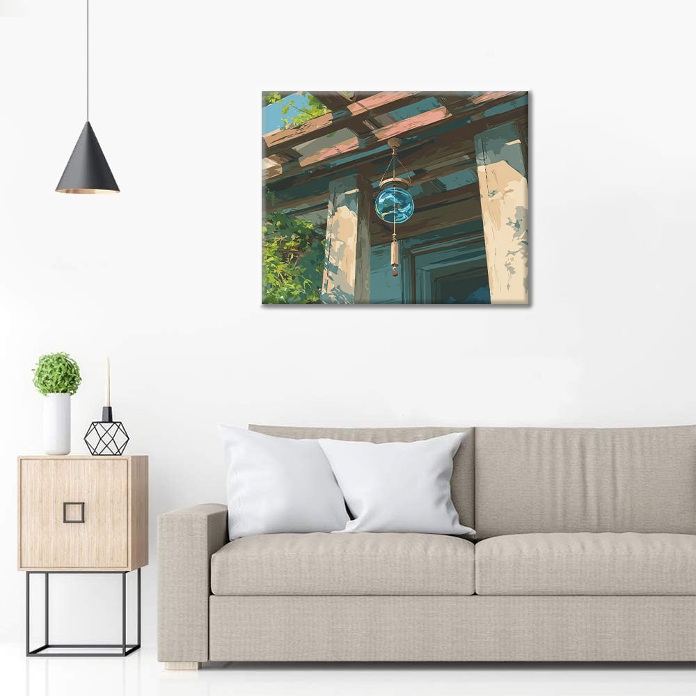 Glasvindspel - Måla efter siffror