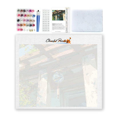 Glasvindspel - Måla efter siffror