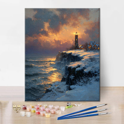 Gyllene fyren - Måla efter siffror