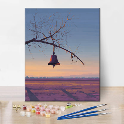 Hängande klocka - Måla efter siffror