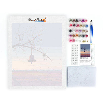 Hängande klocka - Måla efter siffror