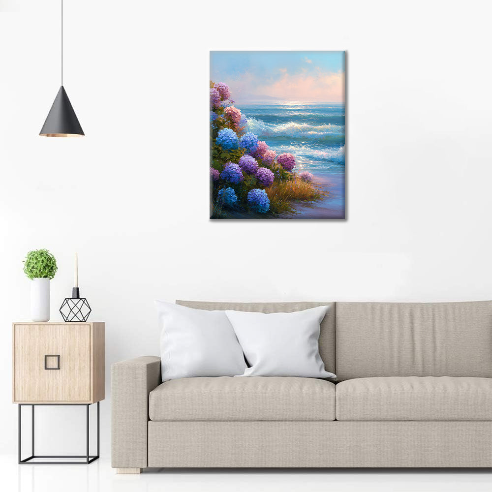 Pastellfärgade tidvatten - Måla efter siffror