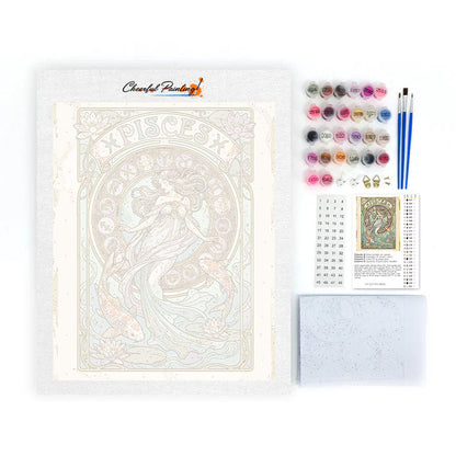 FISKARNA - Måla efter siffror