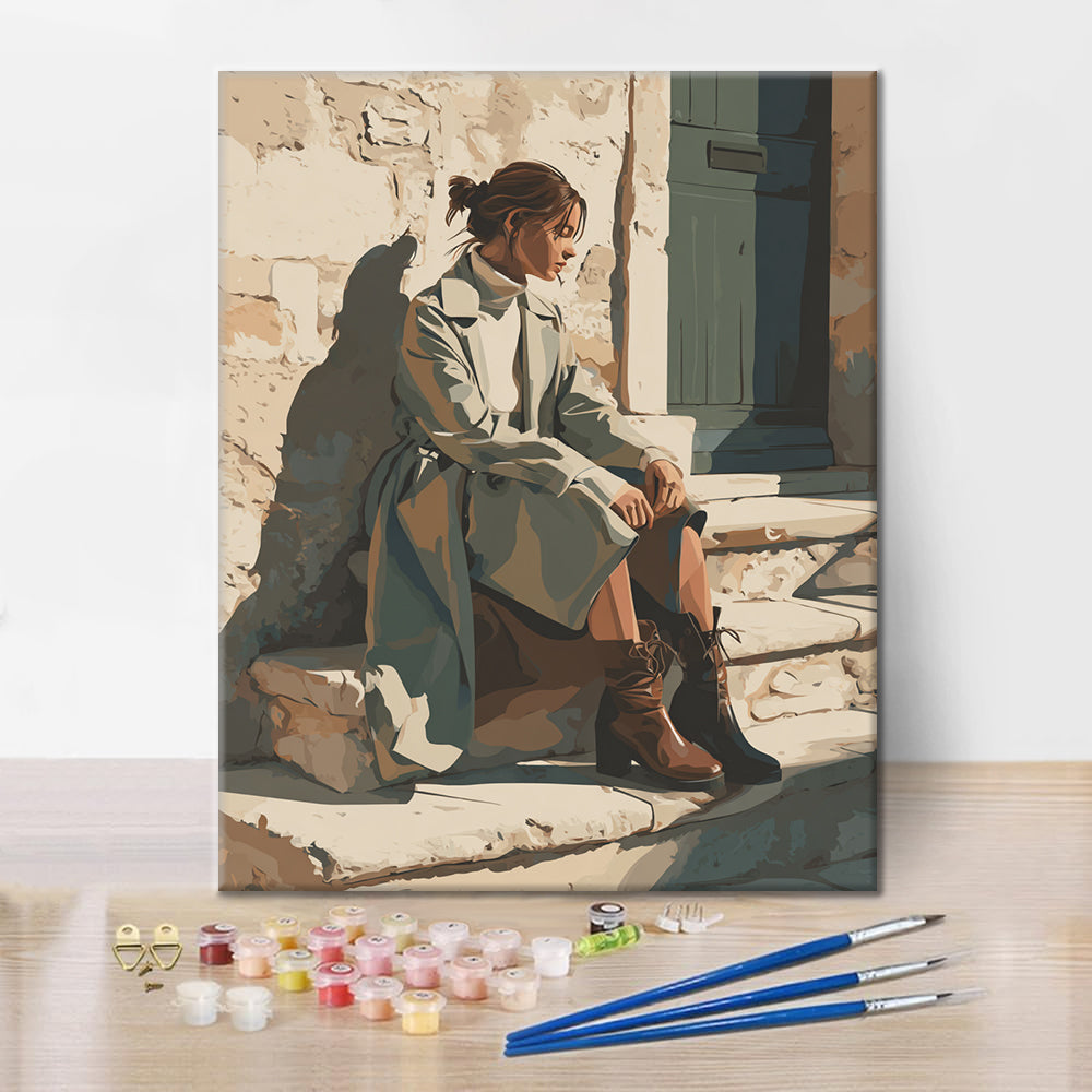 Tyst paus - Måla efter siffror