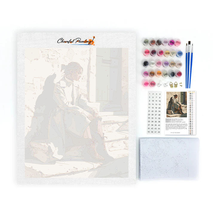 Tyst paus - Måla efter siffror