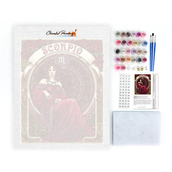 SKORPIONEN - Måla efter siffror