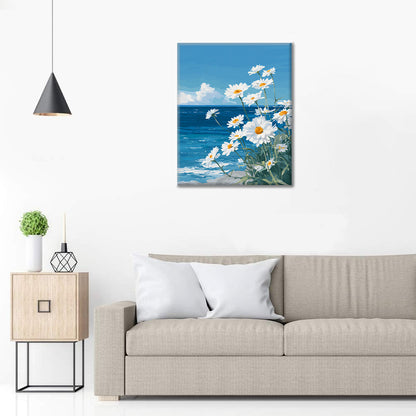 Havsprästkragar - Måla efter siffror