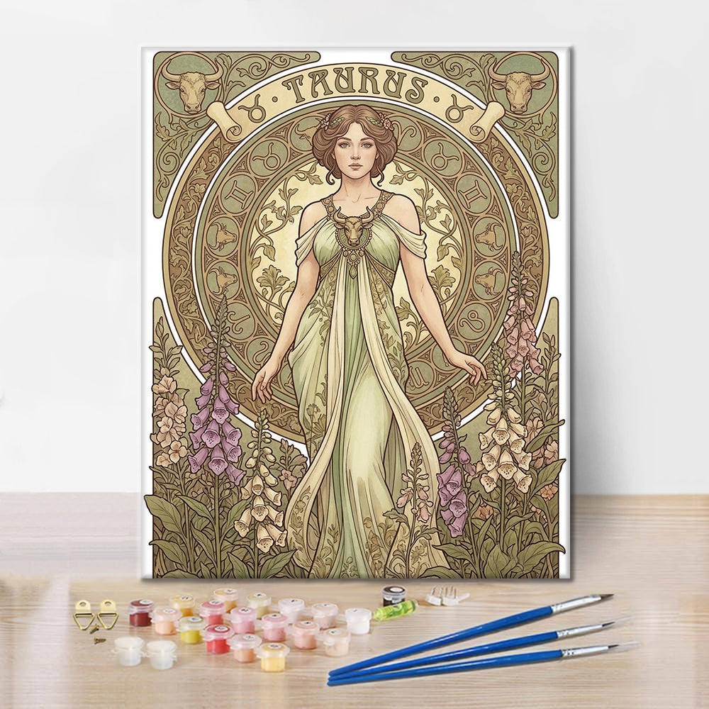 OXEN - Måla efter siffror