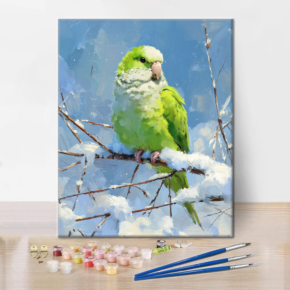 Papegojan - Måla efter siffror