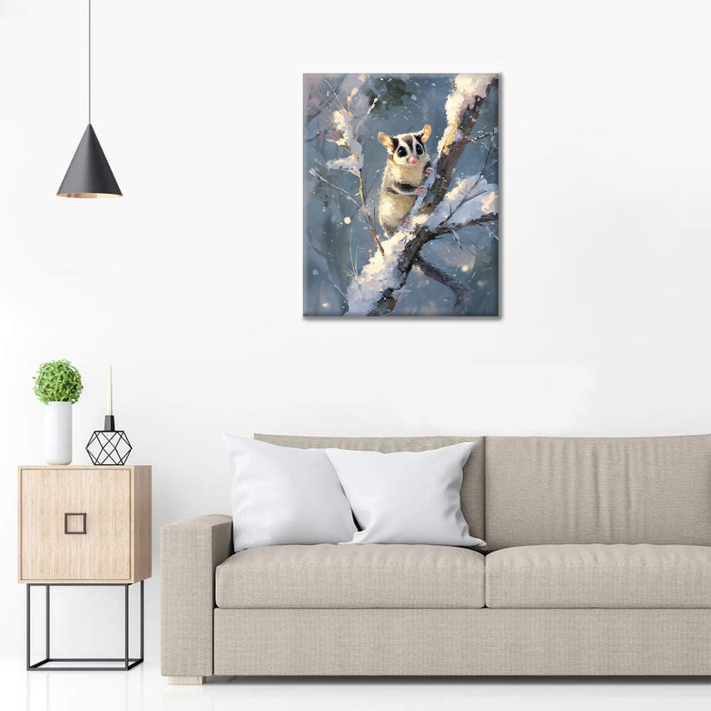 Sockerglidaren - Måla efter siffror