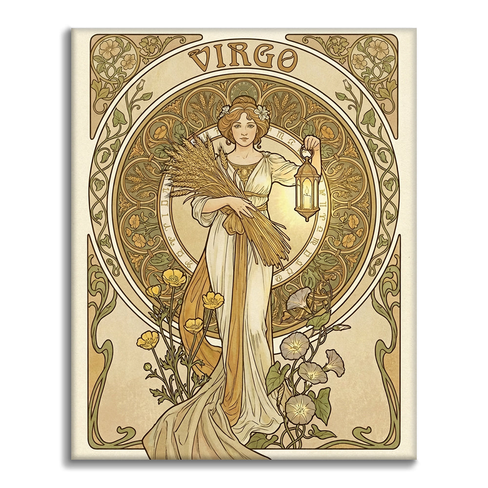 JUNGFRUN - Måla efter siffror