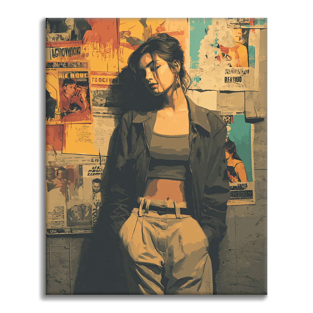 Wallflower Mood - Måla efter siffror