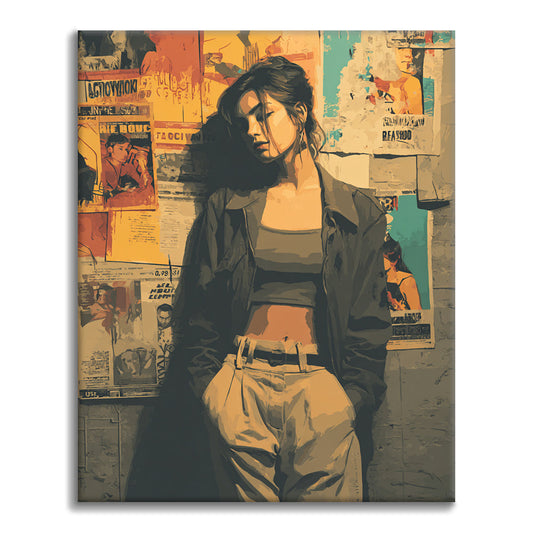 Wallflower Mood - Måla efter siffror