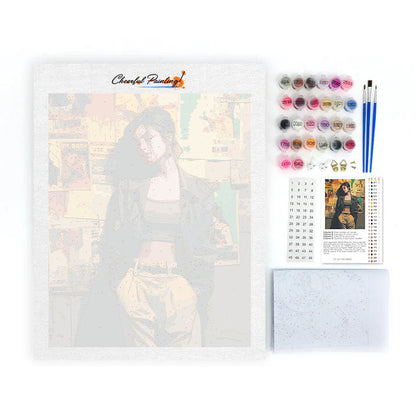 Wallflower Mood - Måla efter siffror