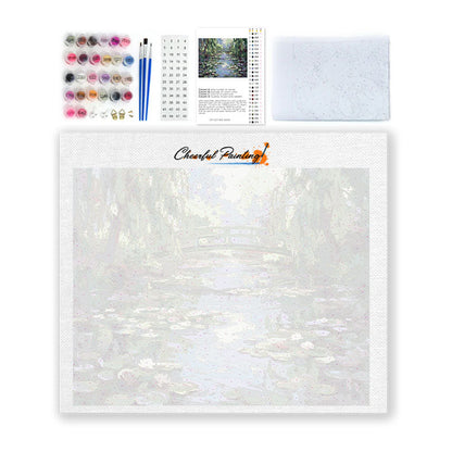 Näckrosor i Giverny - Måla efter siffror