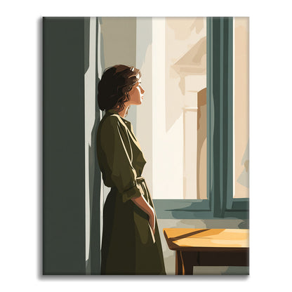 Fönsterfigur - Måla efter siffror