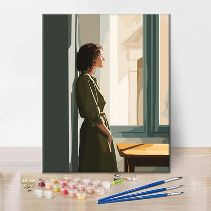 Fönsterfigur - Måla efter siffror