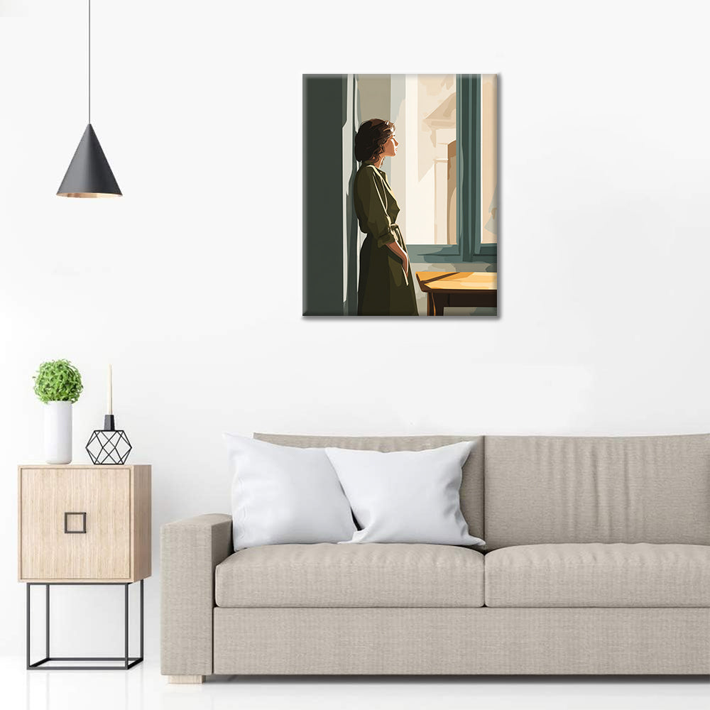 Fönsterfigur - Måla efter siffror