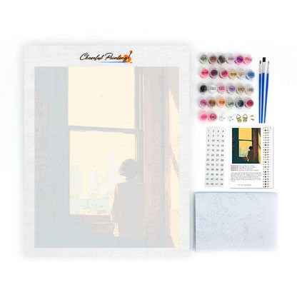 Fönstervy - Måla efter siffror