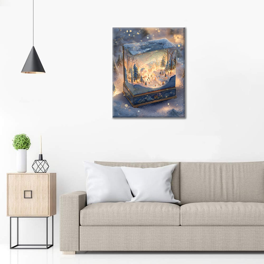 Vinterminne - Måla efter siffror