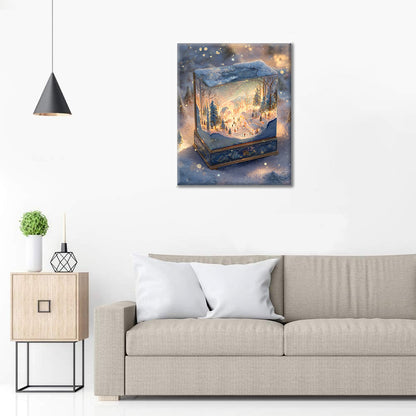 Vinterminne - Måla efter siffror