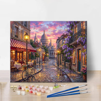 Sacré Cœur-basilikan - Måla efter siffror