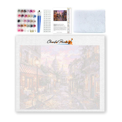 Sacré Cœur-basilikan - Måla efter siffror