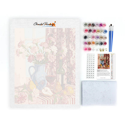 Elegant bord - Måla efter siffror