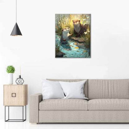 Vårutter - Måla efter siffror