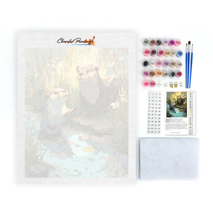 Vårutter - Måla efter siffror