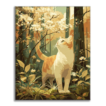 Vårklocka - Måla efter siffror