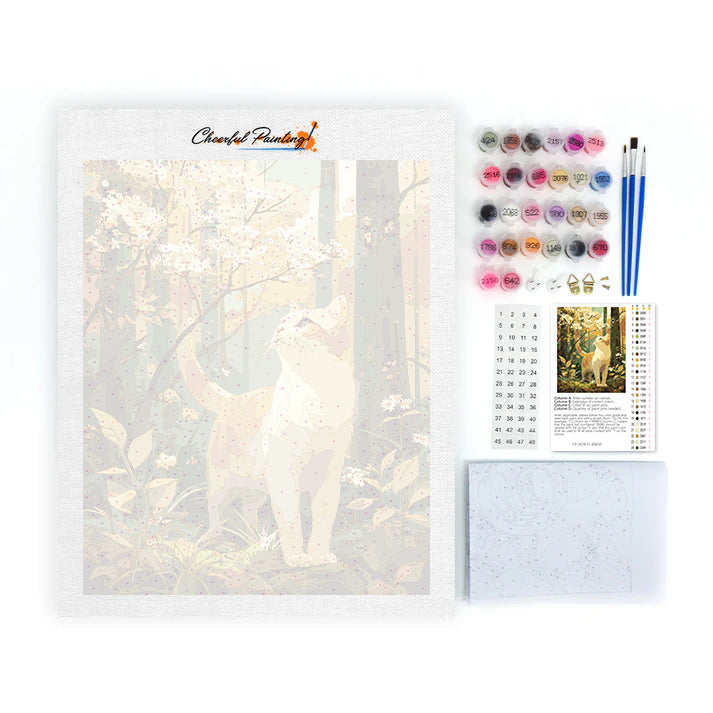 Vårklocka - Måla efter siffror