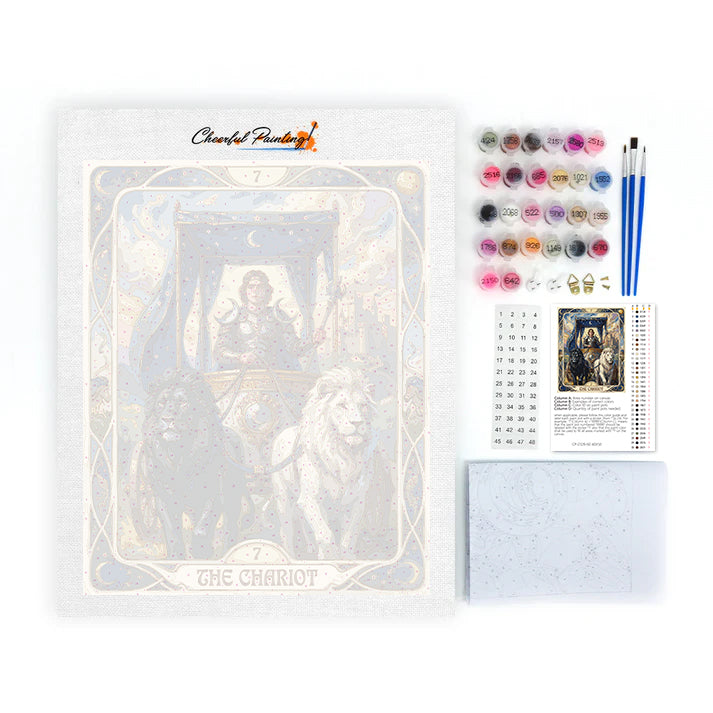 Vagnen - Måla efter siffror