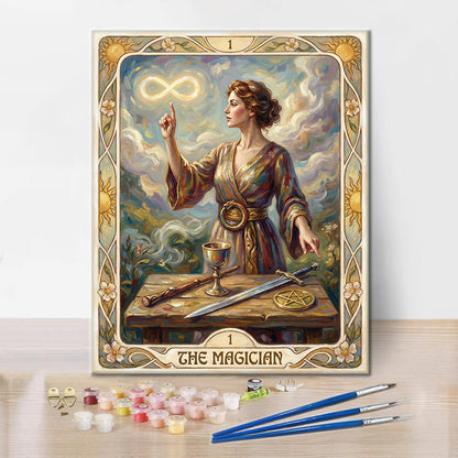 Trollkarlen - Måla efter siffror