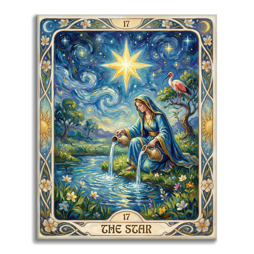 Stjärnan - Måla efter siffror