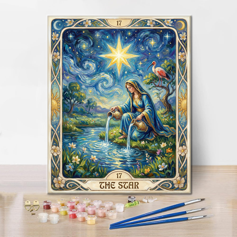 Stjärnan - Måla efter siffror