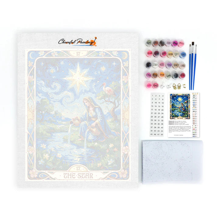 Stjärnan - Måla efter siffror