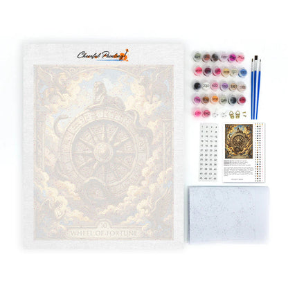 Lyckohjulet - Måla efter siffror