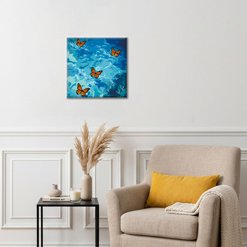 Cerulean Flight - Mini Måla efter nummer