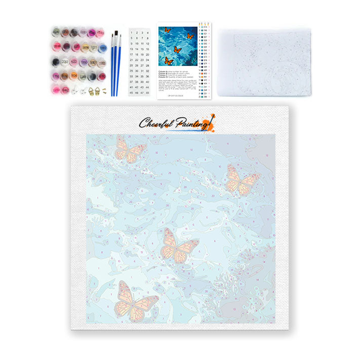 Cerulean Flight - Mini Måla efter nummer