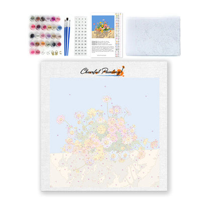 Färger i blom - Mini Måla efter nummer