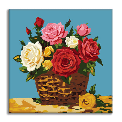 Romantikens färger - Mini Måla efter nummer