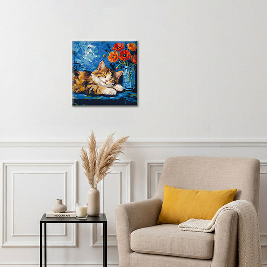 Mysig Calico - Mini Måla efter nummer