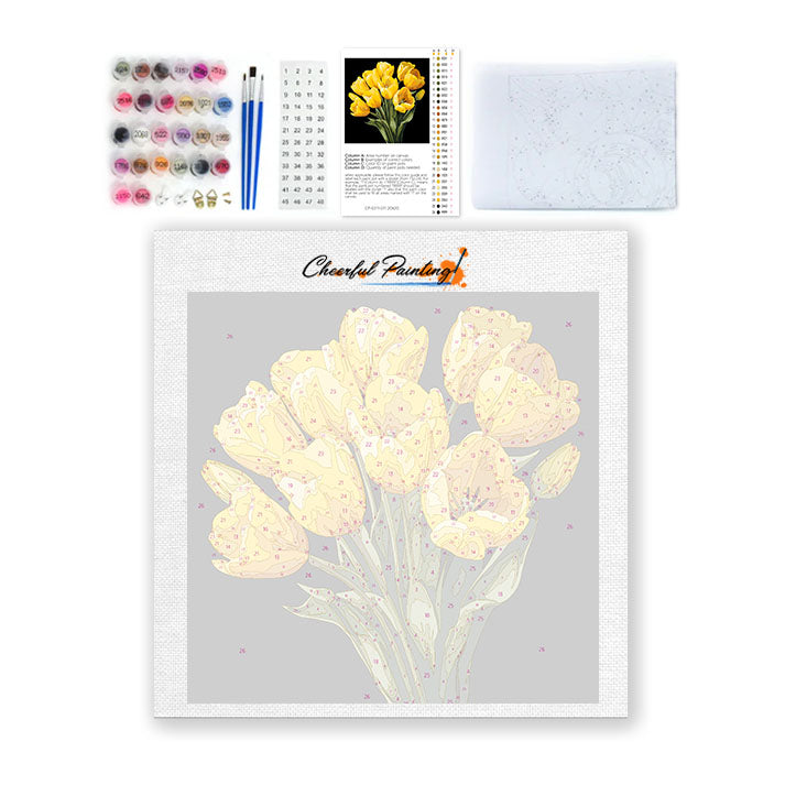 Gyllene ensamhet - Mini Måla efter nummer