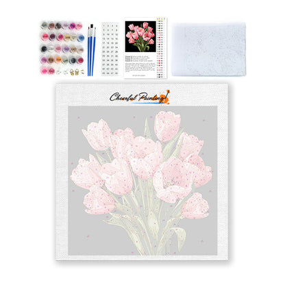 Midnattstulpaner - Mini Måla efter nummer