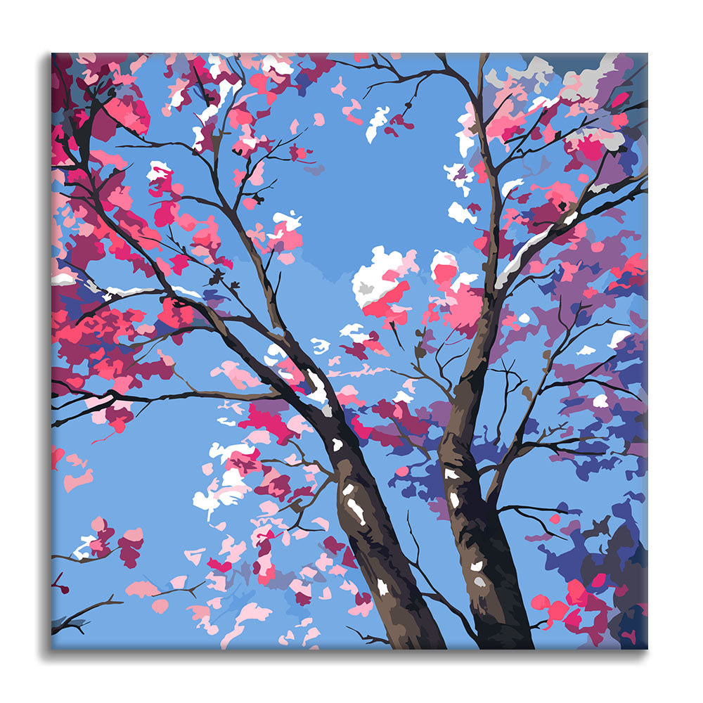 Vårens uppvaknande - Mini Måla efter nummer