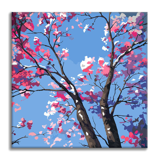 Vårens uppvaknande - Mini Måla efter nummer