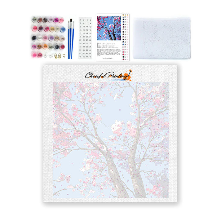 Vårens uppvaknande - Mini Måla efter nummer