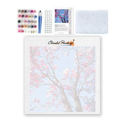 Vårens uppvaknande - Mini Måla efter nummer